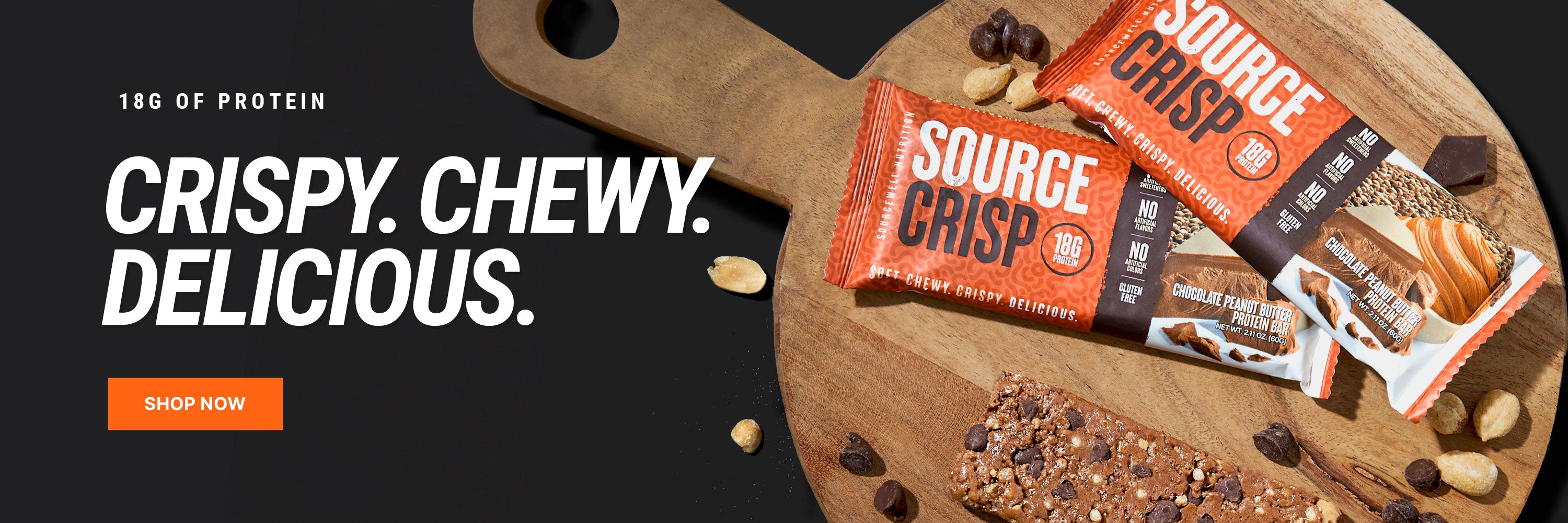 Sourcewell Nutrition Source Crisp Chocolate Peanut Butter